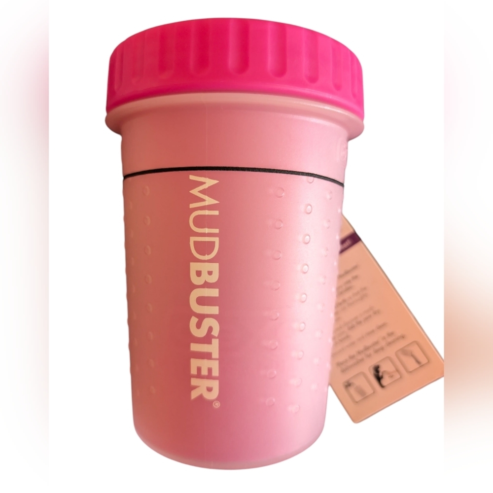 NWT Dexas Mudbuster Dog Paw Washer - Medium Pink